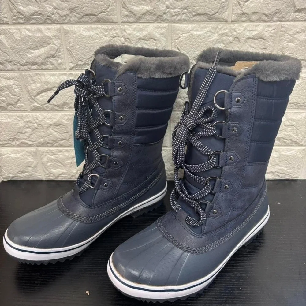 JBU by Jambu Siberia Water Resistant Snow Boot Navy Size 8M